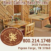 Pigeon Forge Cabin Rentals - Honeysuckle Ridge